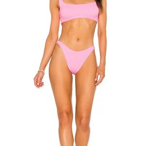 Pink Hunza G  bikini Set